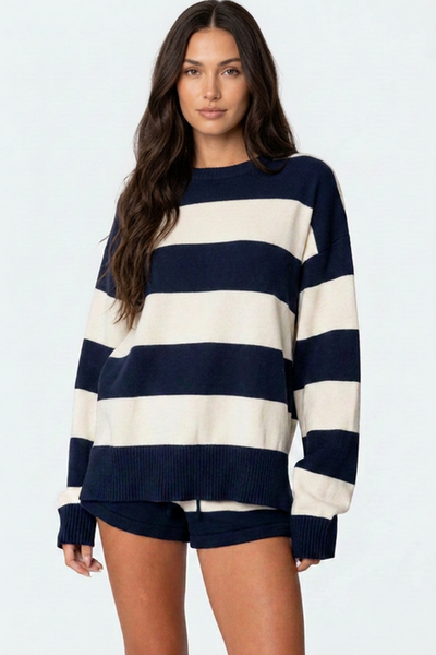 Striped Match Set
